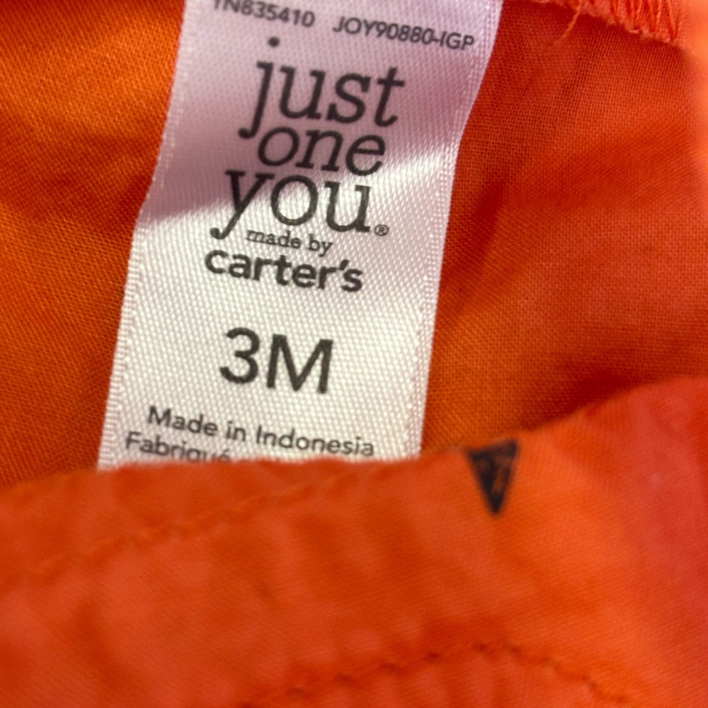 Carter's Vibrant Orange Baby Apparel